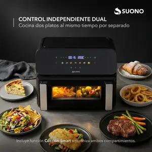 Airfryer Dig Doble 10L Ajust. 1700W Negro