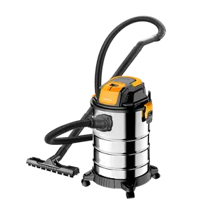 Aspiradora De Tacho Industrial 30 Litros 1300W Sin Bolsa Acero