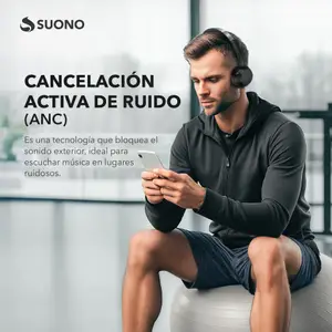 Auriculares Vincha Con ANC NEGRO