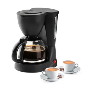 Cafetera De Filtro Eléctric 12 Tazas 1200Ml Semiautomática Negro