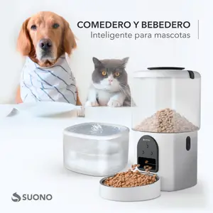 Comedero Automático Mascotas Wifi Blanco