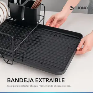 Escurridor De Platos Negro
