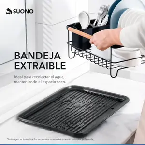 Escurridor De Platos Negro