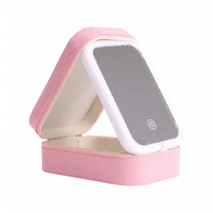 Joyero Porta Maquillaje Rosa