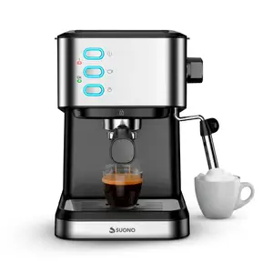 Cafetera Espresso Suono 20 Bar Con Vaporizador Acero