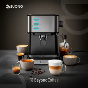 Cafetera Espresso Suono 20 Bar Con Vaporizador Acero