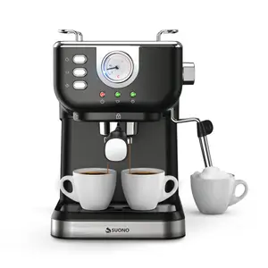 Cafetera Espresso Vintage Suono Con Vaporizador Negro
