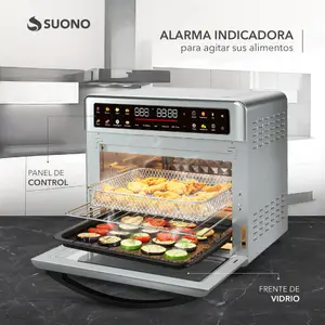 Horno Air Fryer Suono 25L Digital 1700W Acero