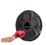 Juego Boxeo Con Luz Led Negro