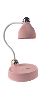 Lampara De Mesa Rosa