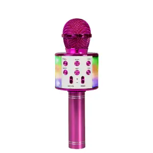 Microfono Inalámbrico Karaoke Rosa
