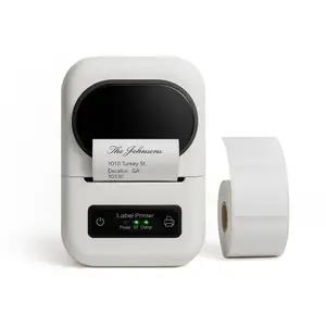 Impresora Térmica Portátil Suono Bluetooth Blanco