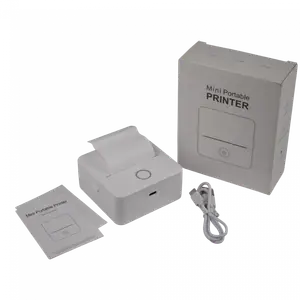 Mini Impresora Bluetooth Portátil Blanco