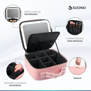 Organizador De Maquillaje Rosa