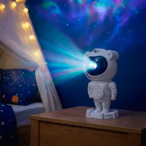 Proyector Astronauta Con Parlante Blanco