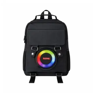 Mochila Con Parlante Negro