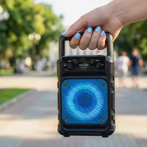 Parlante Portátil 3" Luces Led