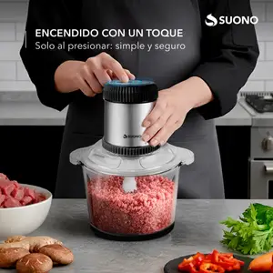 Picadora De Alimentos 500W 2L Negro