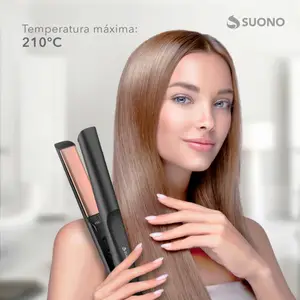 Planchita De Pelo Suono Cerámica Negro