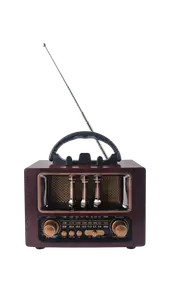 Radio Retro Marrón