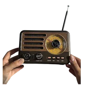 Radio Retro Marrón