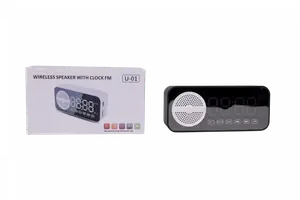 Reloj Radio Negro