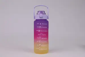 Set De Botellas De Plástico Violeta