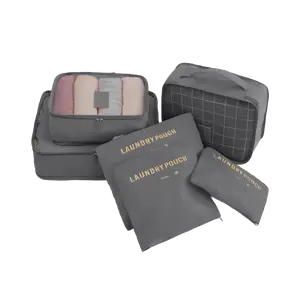 Set Organizador De Viaje Gris