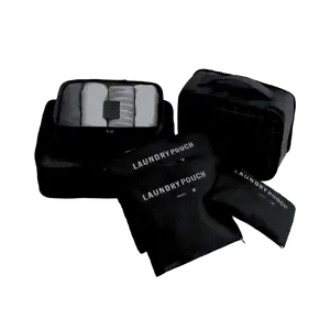 Set Organizador De Viaje Negro
