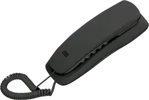 Telefono De Linea Fijo Gondola Pared Negro