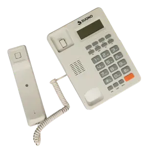 Telefono Fijo Con Cable Pared Blanco