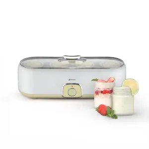 Yogurtera Eléctrica 4 Vasos Amarillo