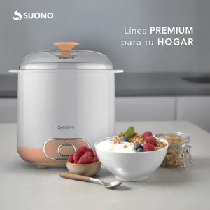 Yogurtera Eléctrica Griega 1.5L Naranja